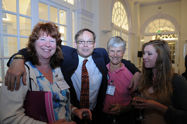 Dr Myhill (middle right) with her team at the BMA Medical Book Awards for her book on Chronic Fatigue Syndrome
